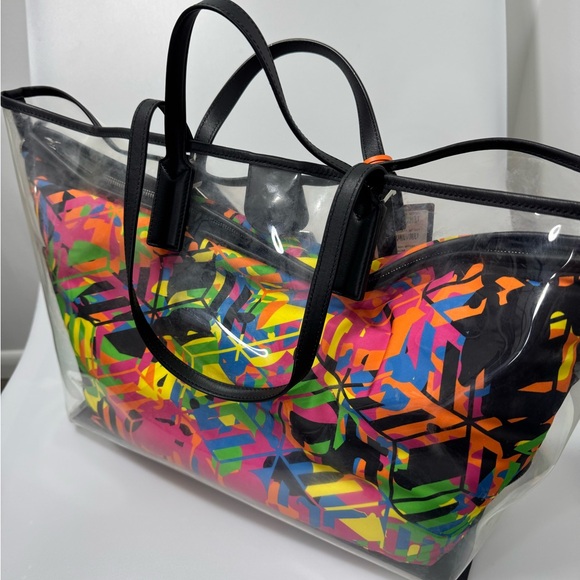 MCM Aren Medium Shopper Tote Clear Multi - Picture 2 of 8